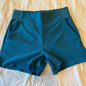 Athleta Brooklyn shorts - Teal